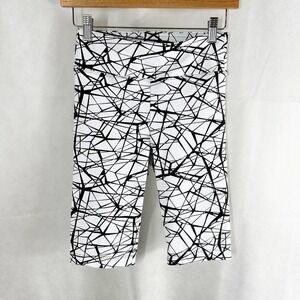 Koral Densonic Spider Web Print High Rise Biker Activewear Short Size Small
